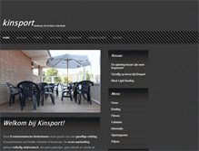 Tablet Screenshot of kinsport.be
